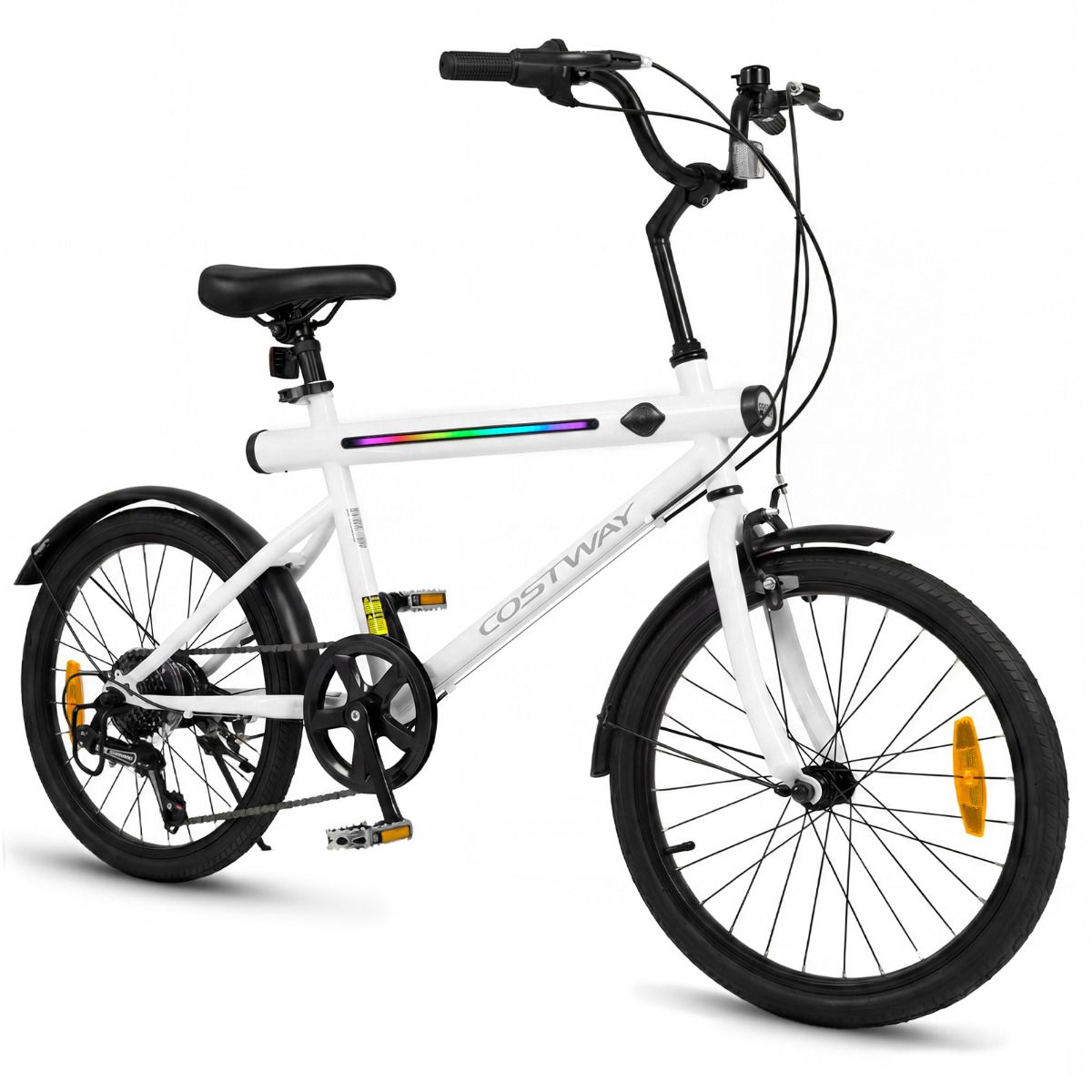 Lighted Cycling Bike with Adjustable Handlebar and Seat