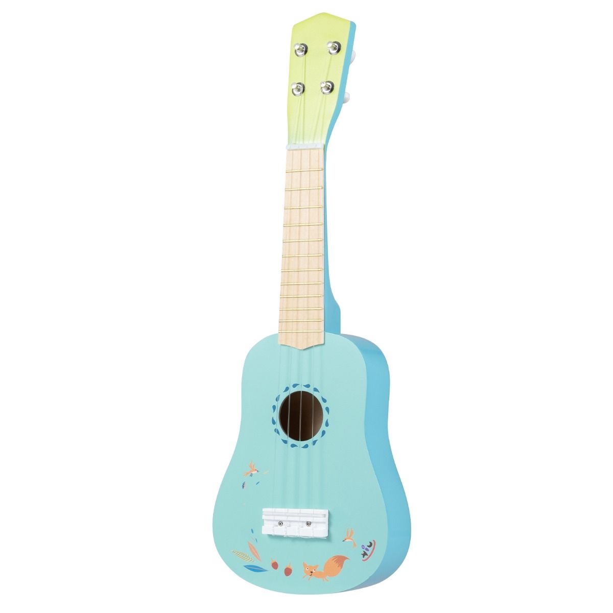 4 Strings Mini Ukulele with Basswood Body for 3+ Years Old