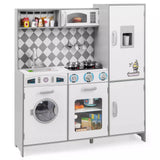 HONEY JOY Kids Kitchen Playset Pretend Play Kitchen Toy Set w/Washing Machine