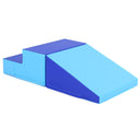 2-Piece Baby Soft Foam Block Playset Toddlers Step and Slide Climber Indoor Active Play