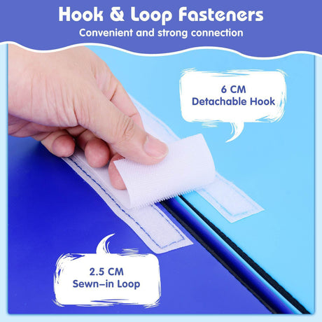 2-Piece Baby Soft Foam Block Playset Toddlers Step and Slide Climber Indoor Active Play