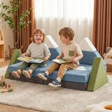 12 Pieces Snow Mountain Theme Toddler Foam Building Fort