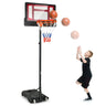 132-251cm Weather-resistance Kids Basketball Hoop with Ball Storage
