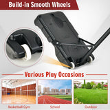 132-251cm Weather-resistance Kids Basketball Hoop with Ball Storage