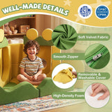 19 Pieces Sunrise Theme Toddler Foam Building Fort