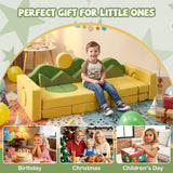 19 Pieces Sunrise Theme Toddler Foam Building Fort