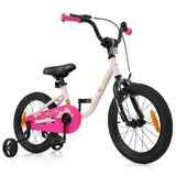 14/16-Inch Children Bicycle with Removable Training Wheels and Adjustable Seat for kids