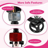 14/16-Inch Children Bicycle with Removable Training Wheels and Adjustable Seat for kids