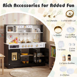 Play Kitchen for Kids with Realistic Lights and Sounds